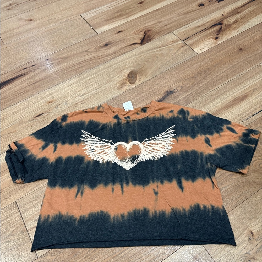 No Boundaries Black and Orange T-Shirt